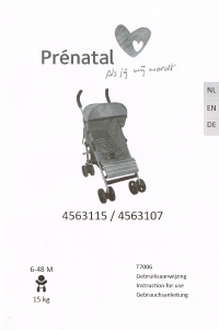 Handleiding Prénatal T7006 Kinderwagen