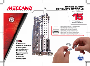 Manual Meccano set 15205 STEM Space quest