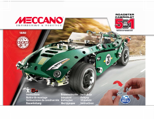 Manual Meccano set 18202 STEM Roadster