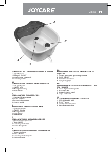 Manual Joycare JC-265 Banho de pés