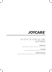 Manual Joycare JC-1241 Scattante Car Seat