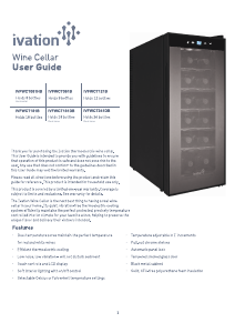 Manual Ivation IVFWCT081B Wine Cabinet