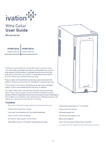 Manual Ivation IVFWCT121LB Wine Cabinet