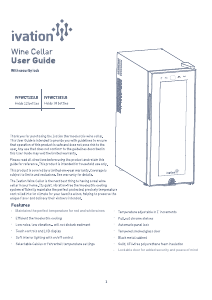 Manual Ivation IVFWCT181LB Wine Cabinet