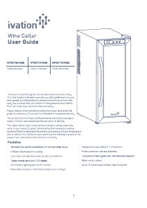 Manual Ivation IVFWCT181WSS Wine Cabinet