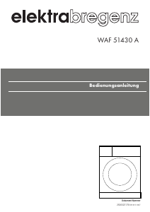 Bedienungsanleitung Elektra Bregenz WAF 51430 A Waschmaschine