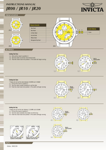 Handleiding Invicta Coalition Forces 30381 Horloge