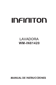 Manual de uso Infiniton WM-IN81420 Lavadora