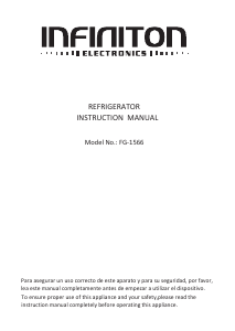 Bruksanvisning Infiniton FG-1566 Kyl-frys