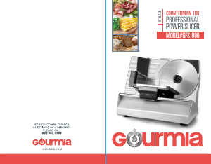 Handleiding Gourmia GFS900 Snijmachine