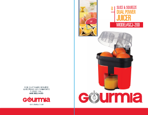 Bruksanvisning Gourmia GCJ200 Juicepress