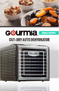 Manual Gourmia GFD1950 Food Dehydrator