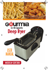 Manual Gourmia GDF300 Deep Fryer