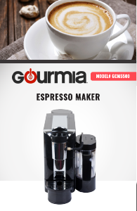 Manual Gourmia GCM5500 Coffee Machine