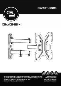 Návod GoGEN DRZAKTURNM3 Nástenná konzola