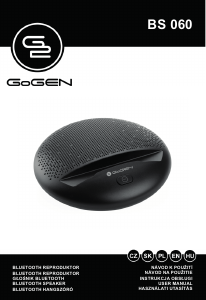 Manual GoGEN BS 060W Speaker