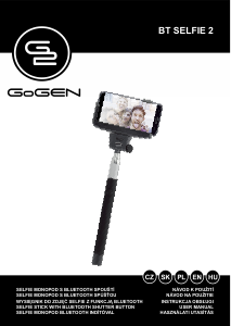 Handleiding GoGEN BTSELFIE2BL Selfiestick