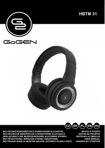 Manual GoGEN HBTM 31BL Headphone