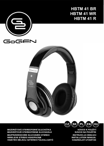 Manual GoGEN HBTM 41RR Headphone