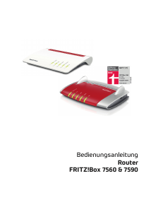 Bedienungsanleitung Fritz! Box 7590 Router
