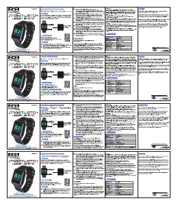 Mode d’emploi Fierro TE.03.0347 Montre connectée