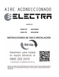 Manual de uso Electra AS35UWDJB Aire acondicionado
