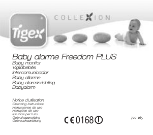 Handleiding Tigex Freedom Plus Babyfoon