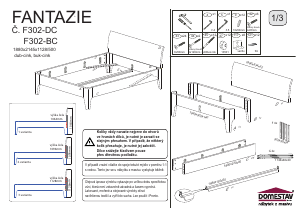 Manuál Domestav Fantazie (180x200) Rám postele