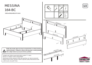 Manuál Domestav Messina (180x200) Rám postele