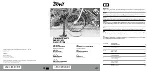 Manual Crivit IAN 315382 Bicycle Pump
