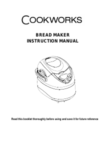 Manual Cookworks XBM1128 Bread Maker