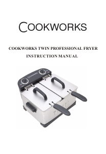 Manual Cookworks XJ-14301 Deep Fryer