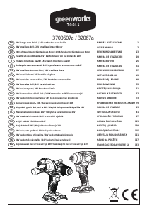 Használati útmutató Greenworks GD24ID Fúró-csavarozó