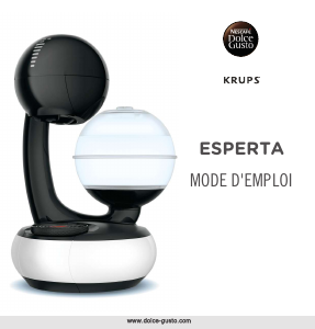 Mode d’emploi Krups YY4102FD Nescafe Dolce Gusto Esperta Machine à expresso