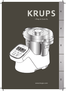 Bedienungsanleitung Krups HP60A115 Prep&Cook XL Küchenmaschine