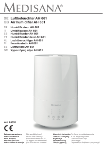 Mode d’emploi Medisana AH 661 Humidificateur