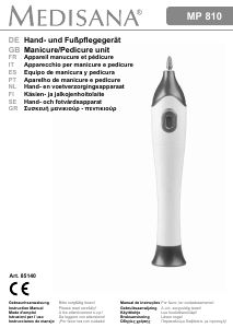 Käyttöohje Medisana MP 810 Manikyyri-pedikyyrisetti