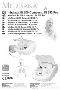 Manual Medisana IN 550 Pro Inalador