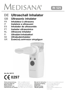 Manual Medisana IN 525 Inhaler