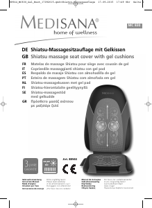 Manual Medisana MC 830 Massage Device