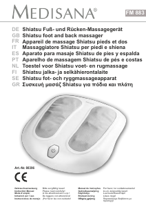 Manual Medisana FM 883 Massage Device