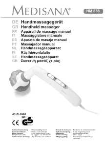 Bedienungsanleitung Medisana HM 886 Massagegerät