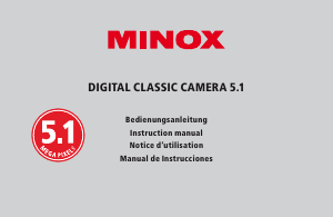 Bedienungsanleitung MINOX DCC 5.1 Digitalkamera