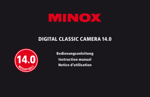 Bedienungsanleitung MINOX DCC 14.0 Digitalkamera