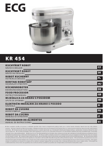 Manual de uso ECG KR 454 Batidora de pie