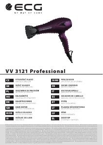 Mode d’emploi ECG VV 3121 Professional Sèche-cheveux