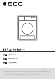 Manual ECG ETF 1270 DA++ Dryer