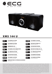 Kasutusjuhend ECG XMS 144 U Stereokomplekt