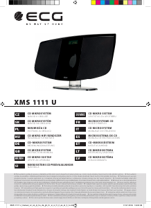 Instrukcja ECG XMS 1111 U Zestaw stereo