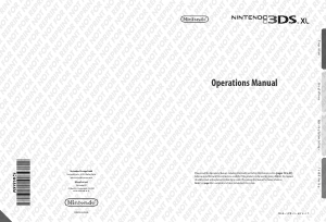 Handleiding Nintendo 3DS XL